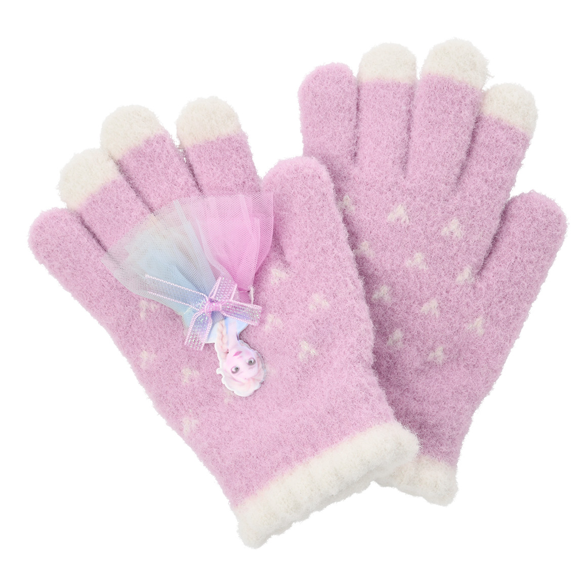 De handschoenen van Frozen met applicatie