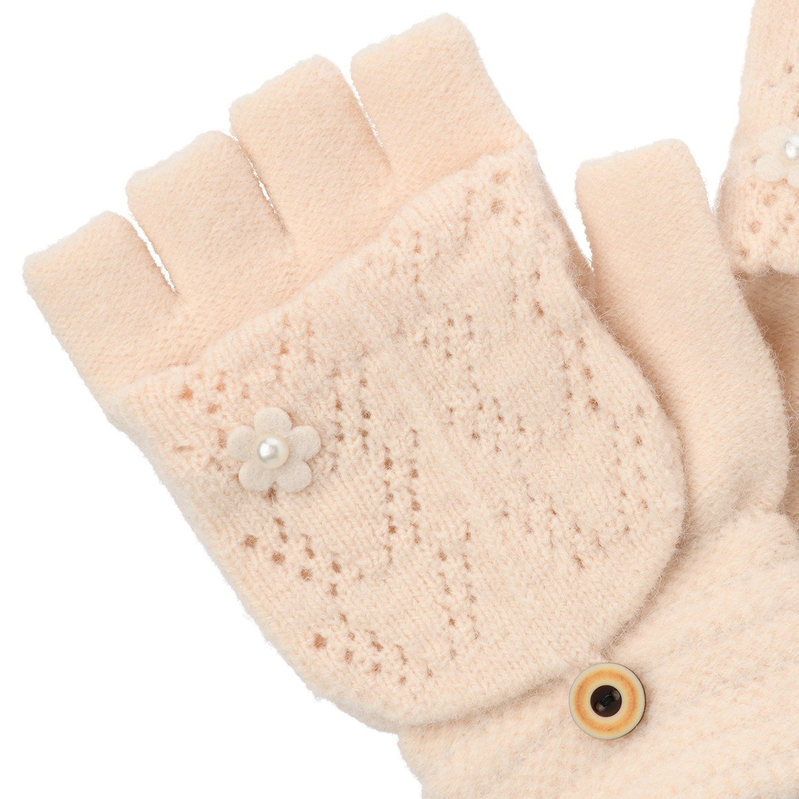 Mädchen Handschuhe aus Feinstrick