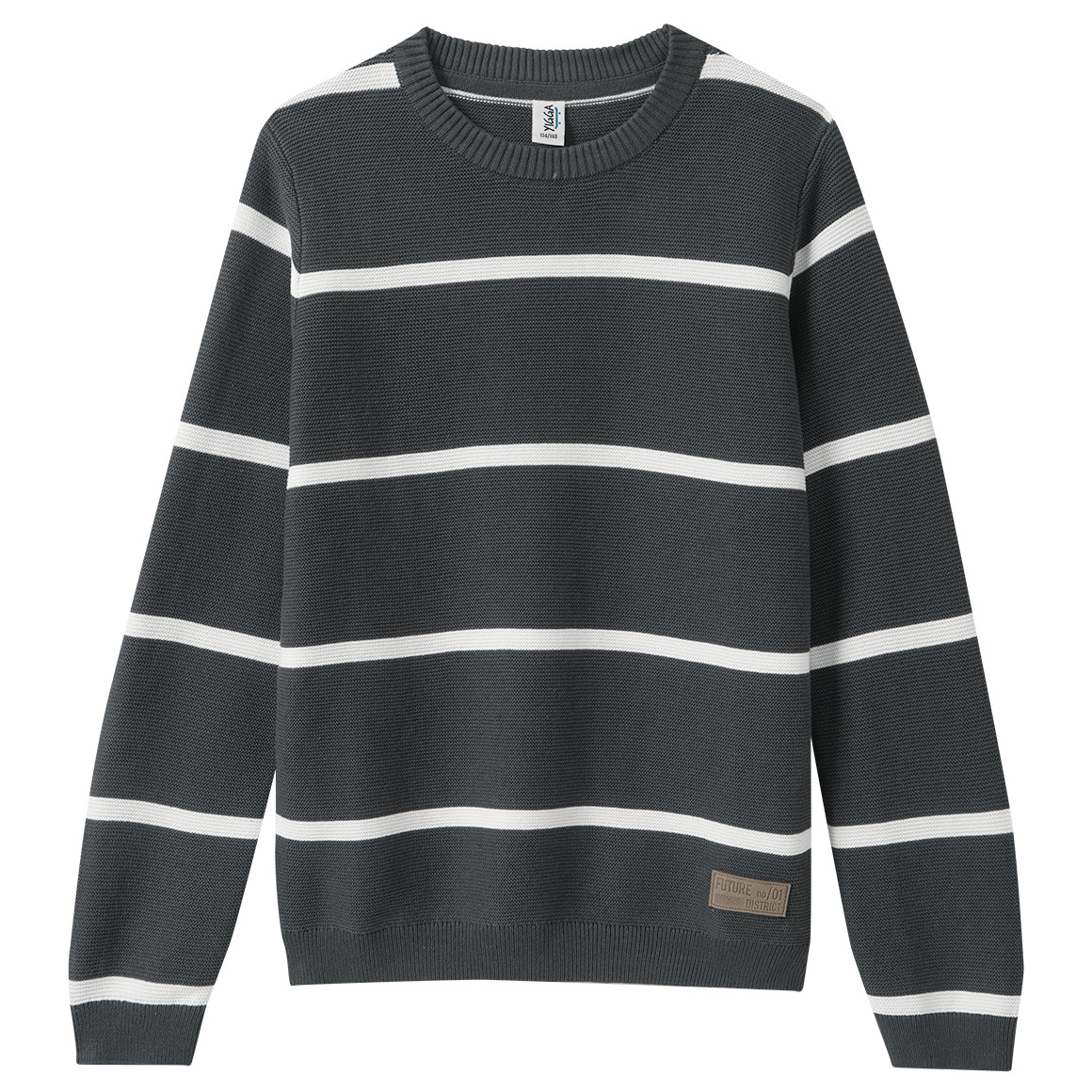 Jungen Strickpullover mit Streifen