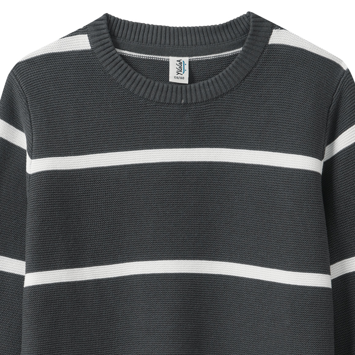 Jungen Strickpullover mit Streifen