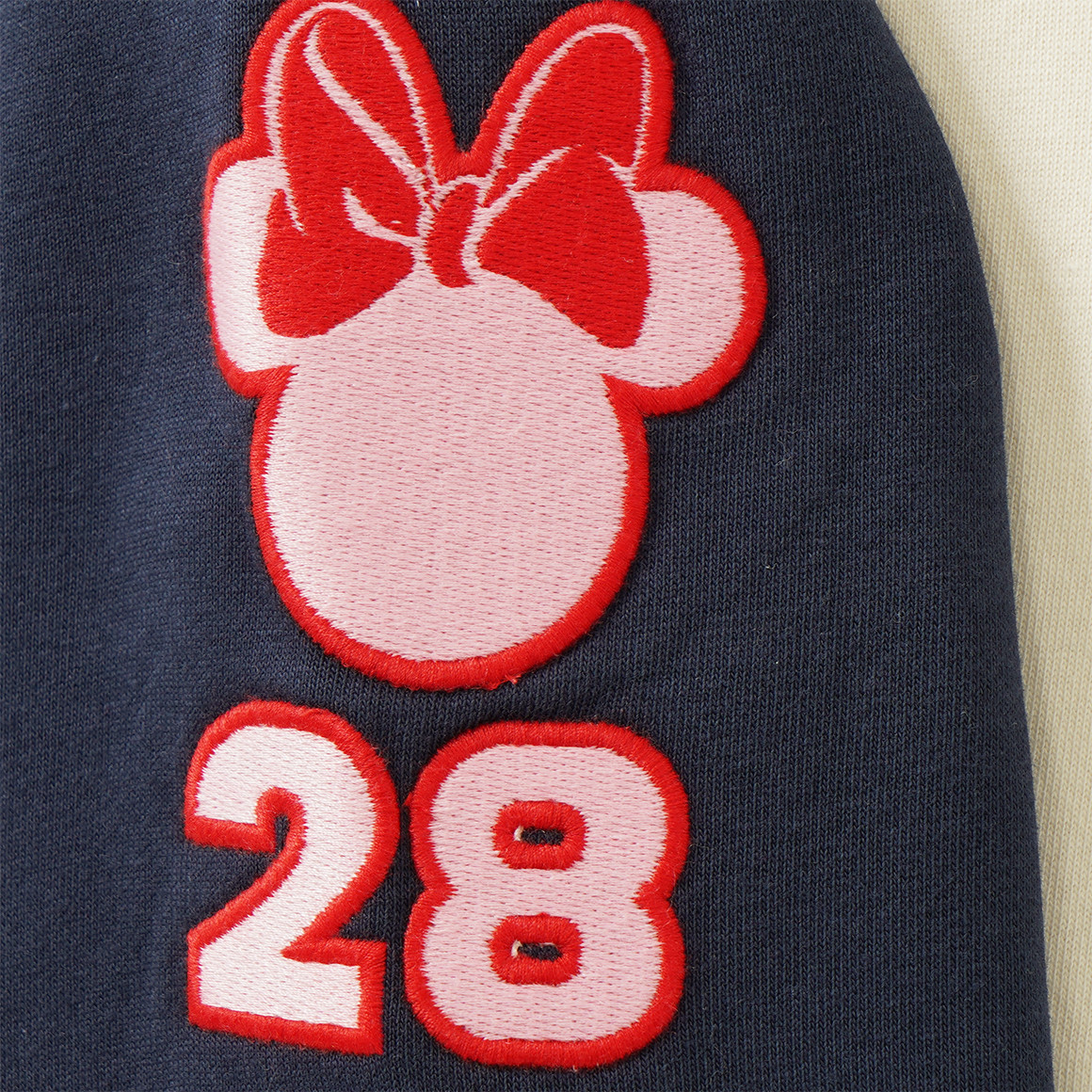 Minnie Maus Sweatjacke im College-Style