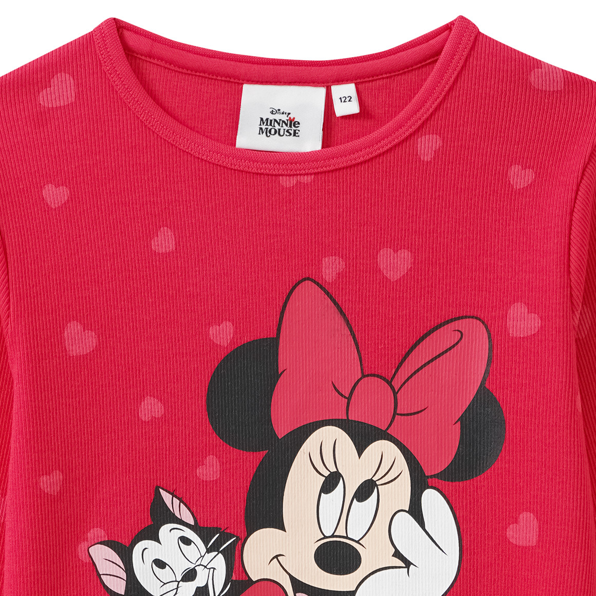 Minnie Maus Langarmshirt mit Herz-Allover