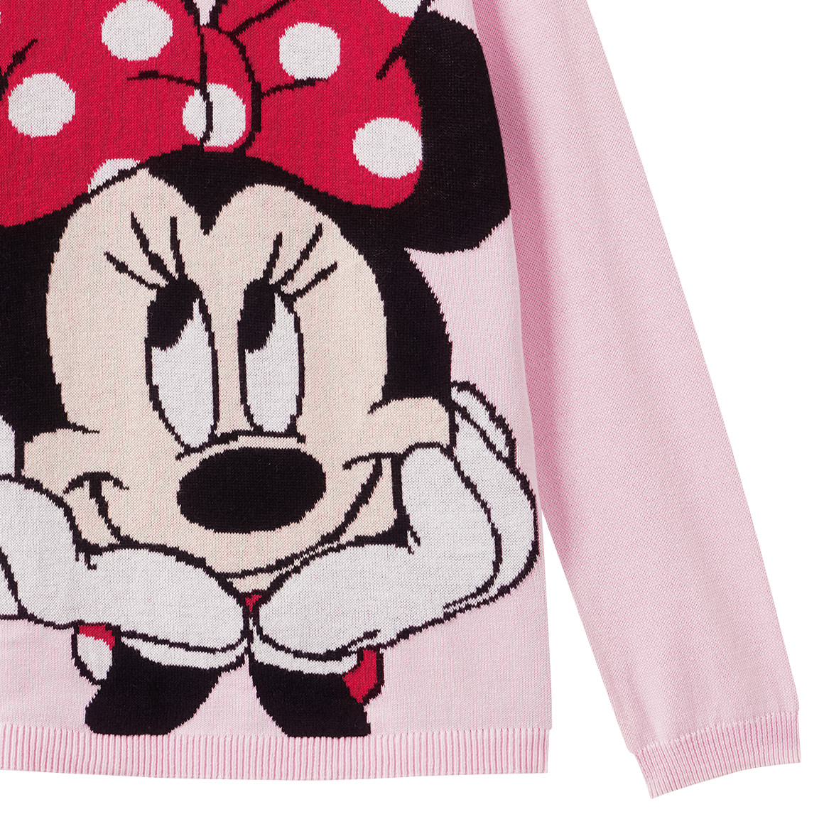 Katoenen gebreide Minnie Mouse-trui