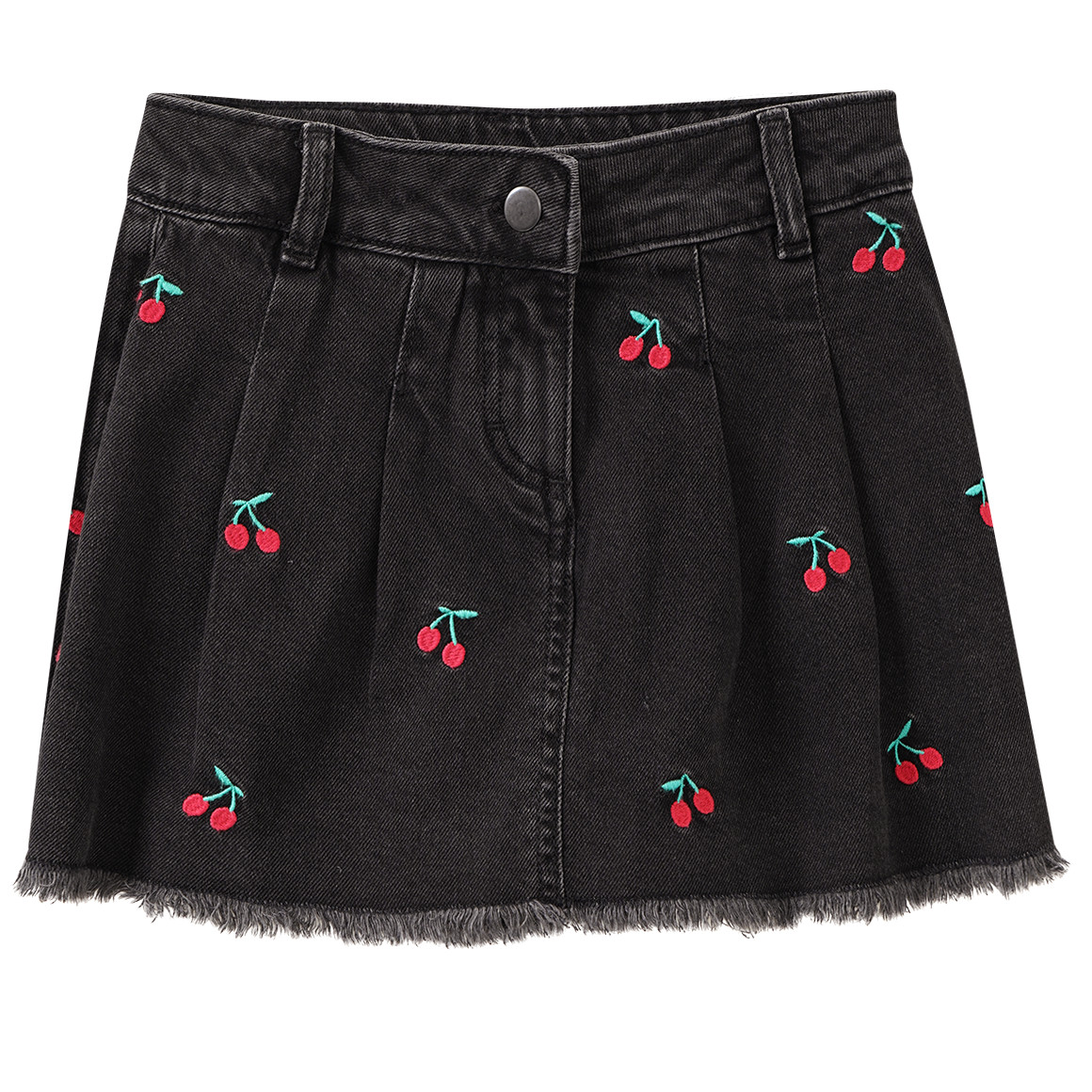 Mädchen Jeansrock mit integrierten Shorts