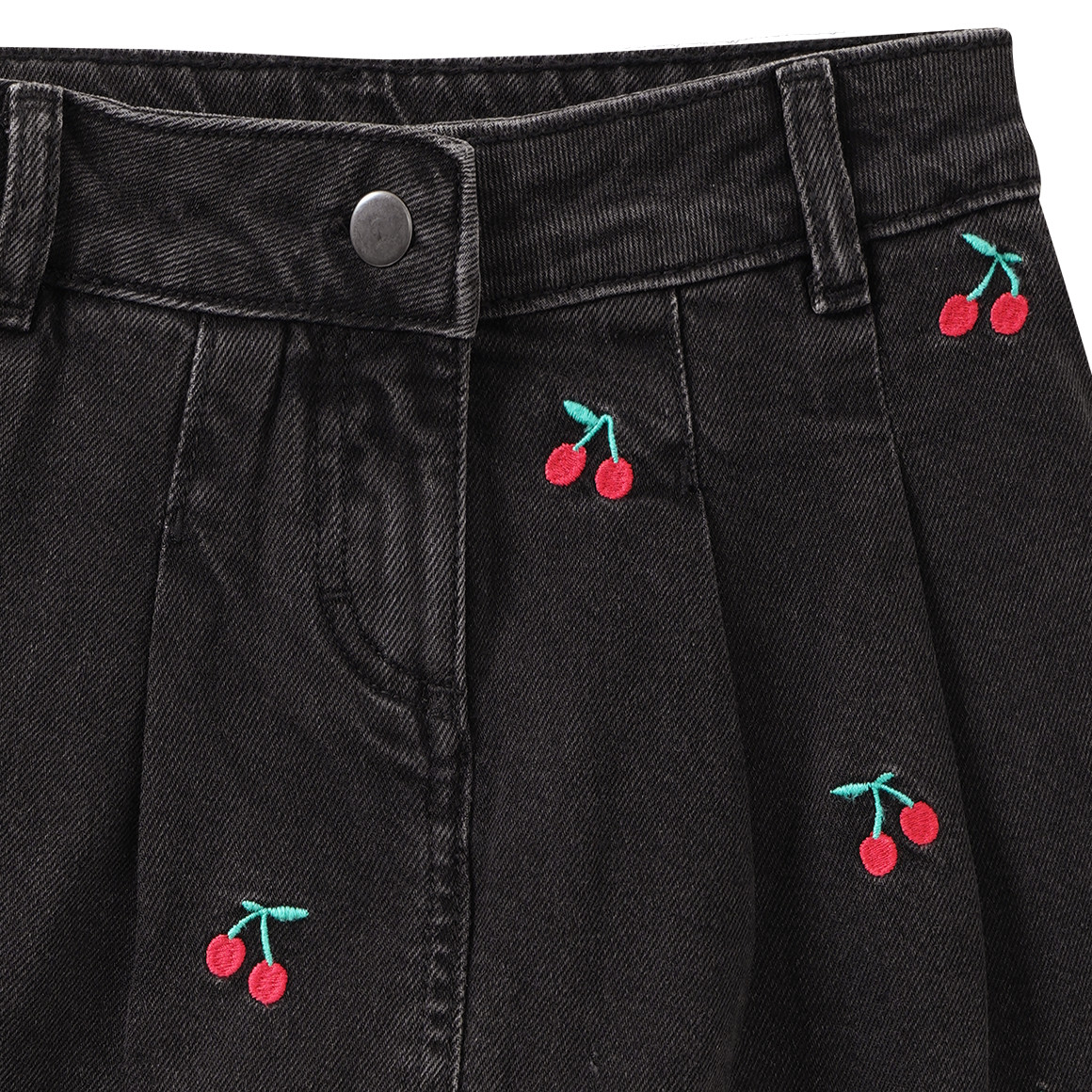 Mädchen Jeansrock mit integrierten Shorts