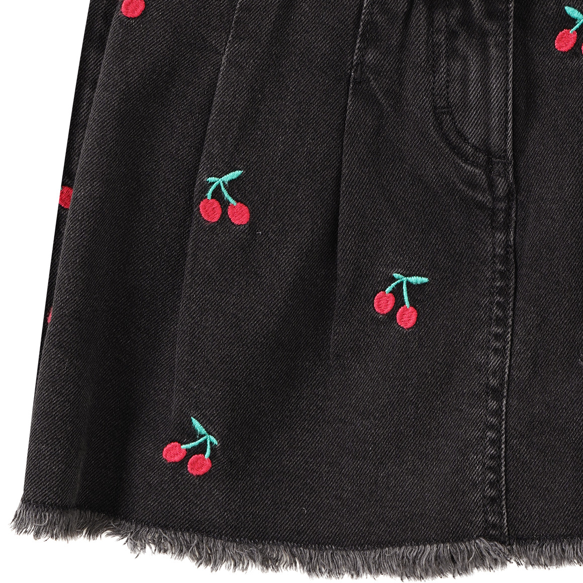 Mädchen Jeansrock mit integrierten Shorts