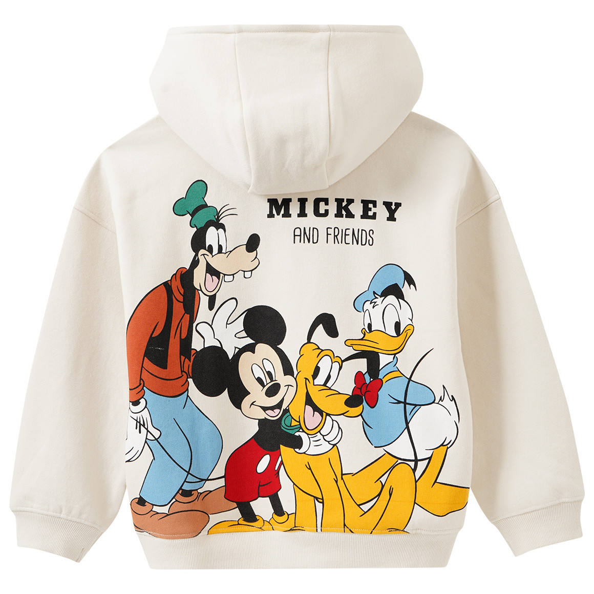 Micky Maus Hoodie mit Rücken-Print
