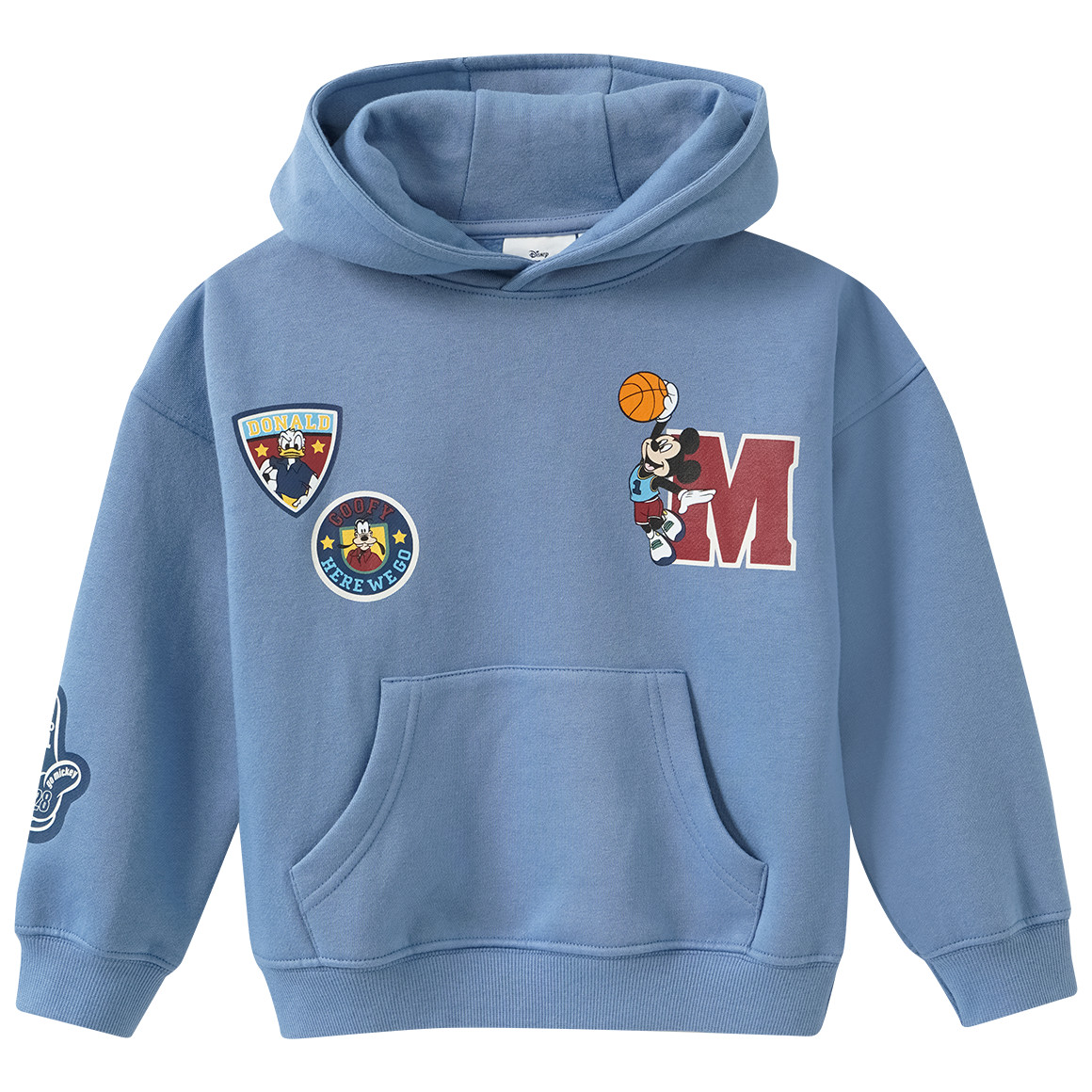 Micky Maus Hoodie mit Rücken-Print