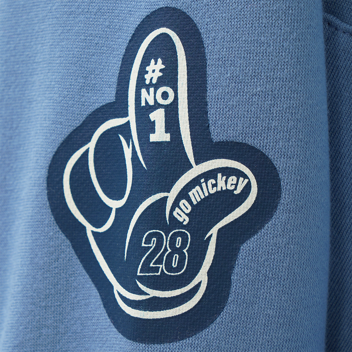 Micky Maus Hoodie mit Rücken-Print