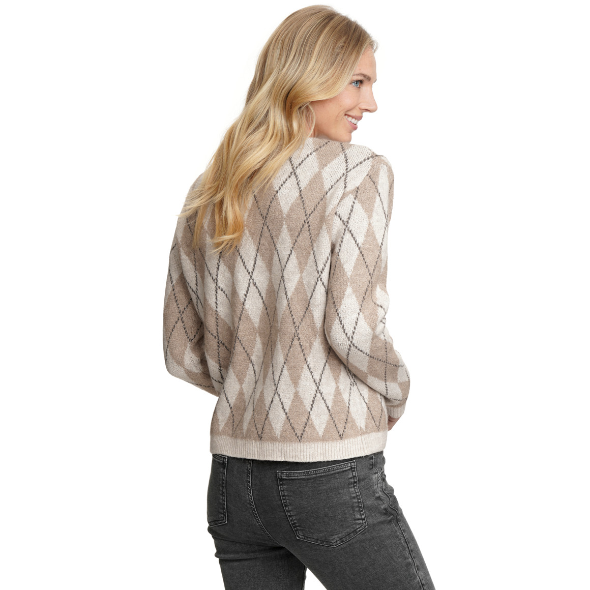 Damen Strickpullover mit Effektgarn