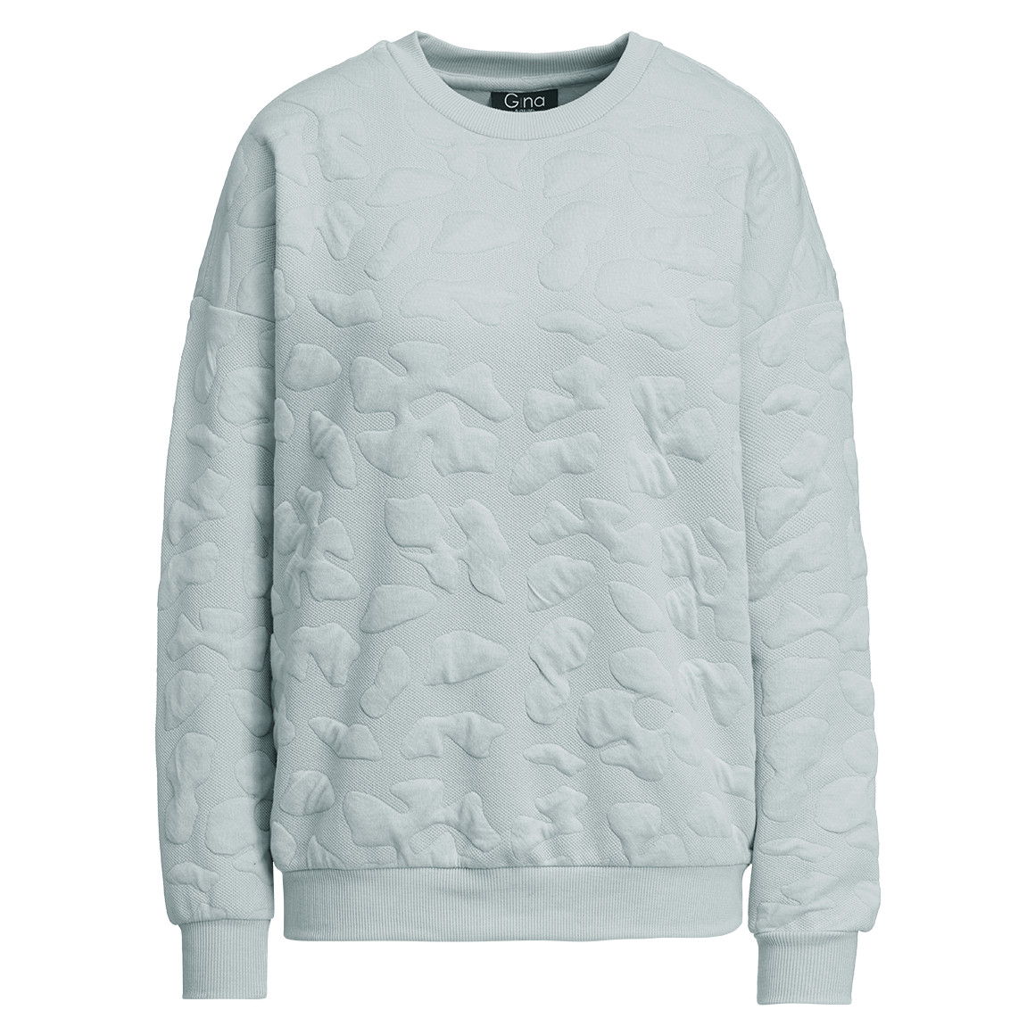 Dames-sweatshirt met textuur