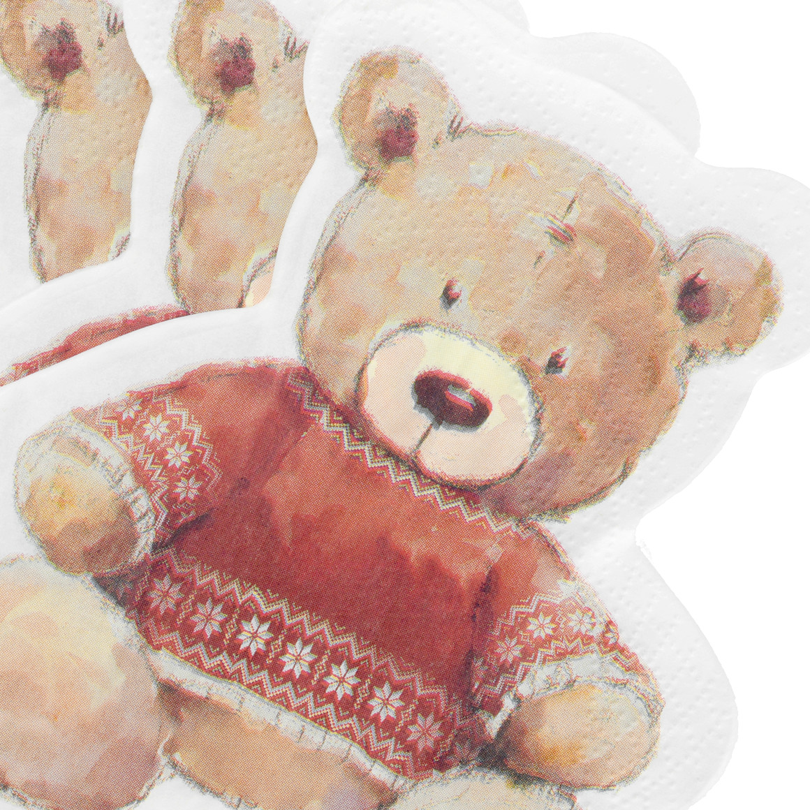 12 servetten in Kerst design