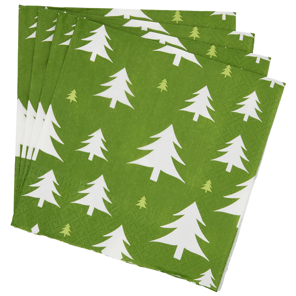 20 Servietten im weihnachtlichen Design