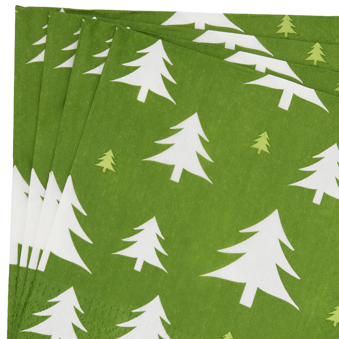 20 Servietten im weihnachtlichen Design