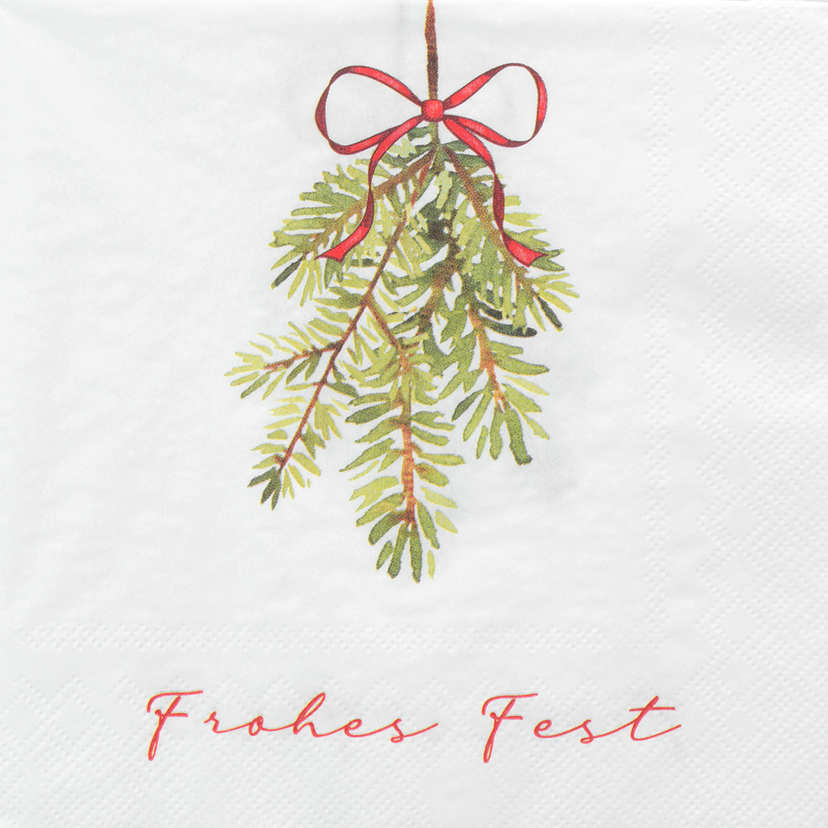 20 Servietten im weihnachtlichen Design