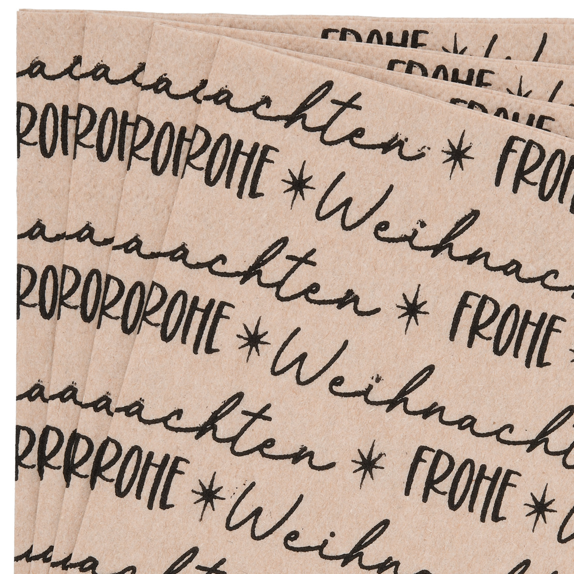 20 Servietten im weihnachtlichen Design