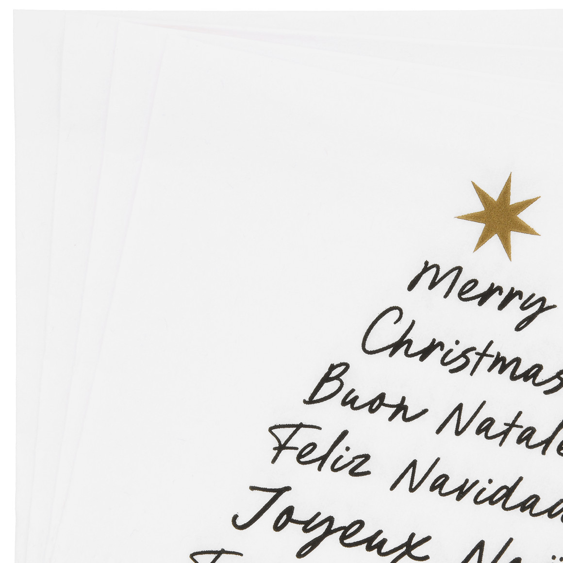 20 Servietten im weihnachtlichen Design