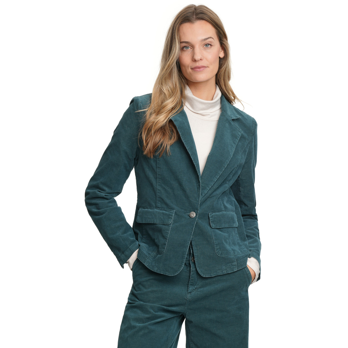 Damen Blazer aus feinem Cord
