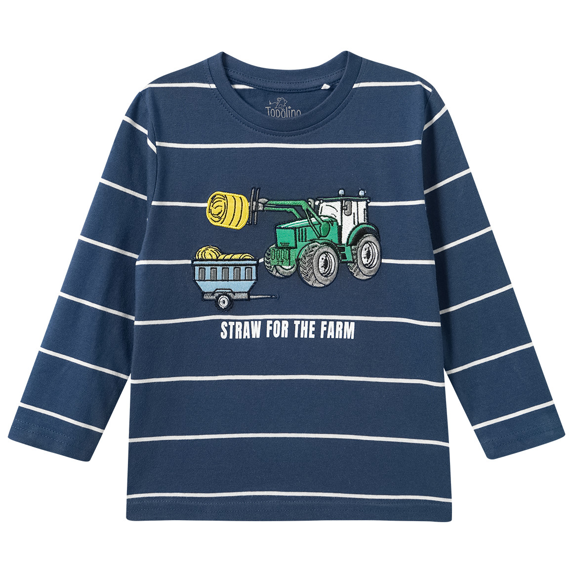 Jungen Langarmshirt mit Trecker-Motiv