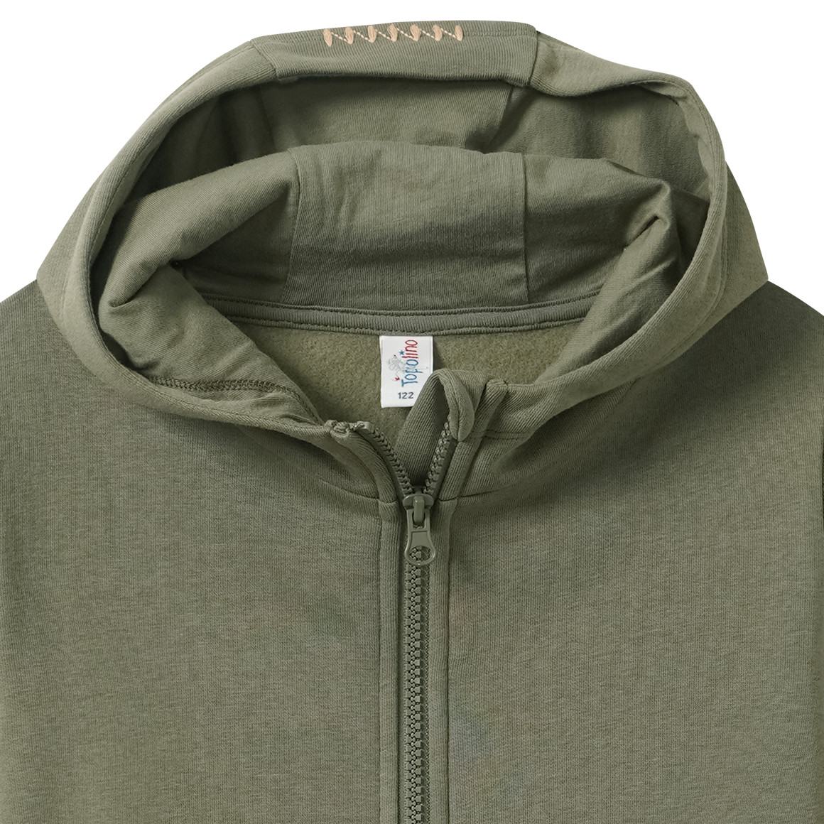 Sweaterjas voor jongens met siernaden