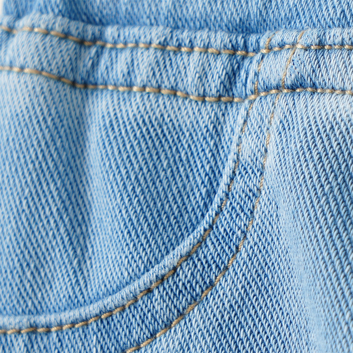 Meisjesjegging met elastische tailleband