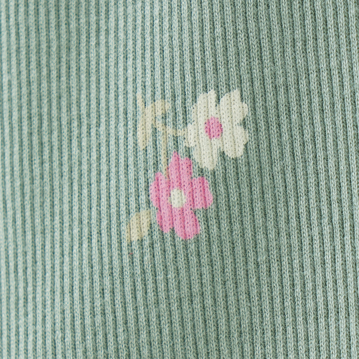 Mädchen Langarmshirt mit Blumen-Prints