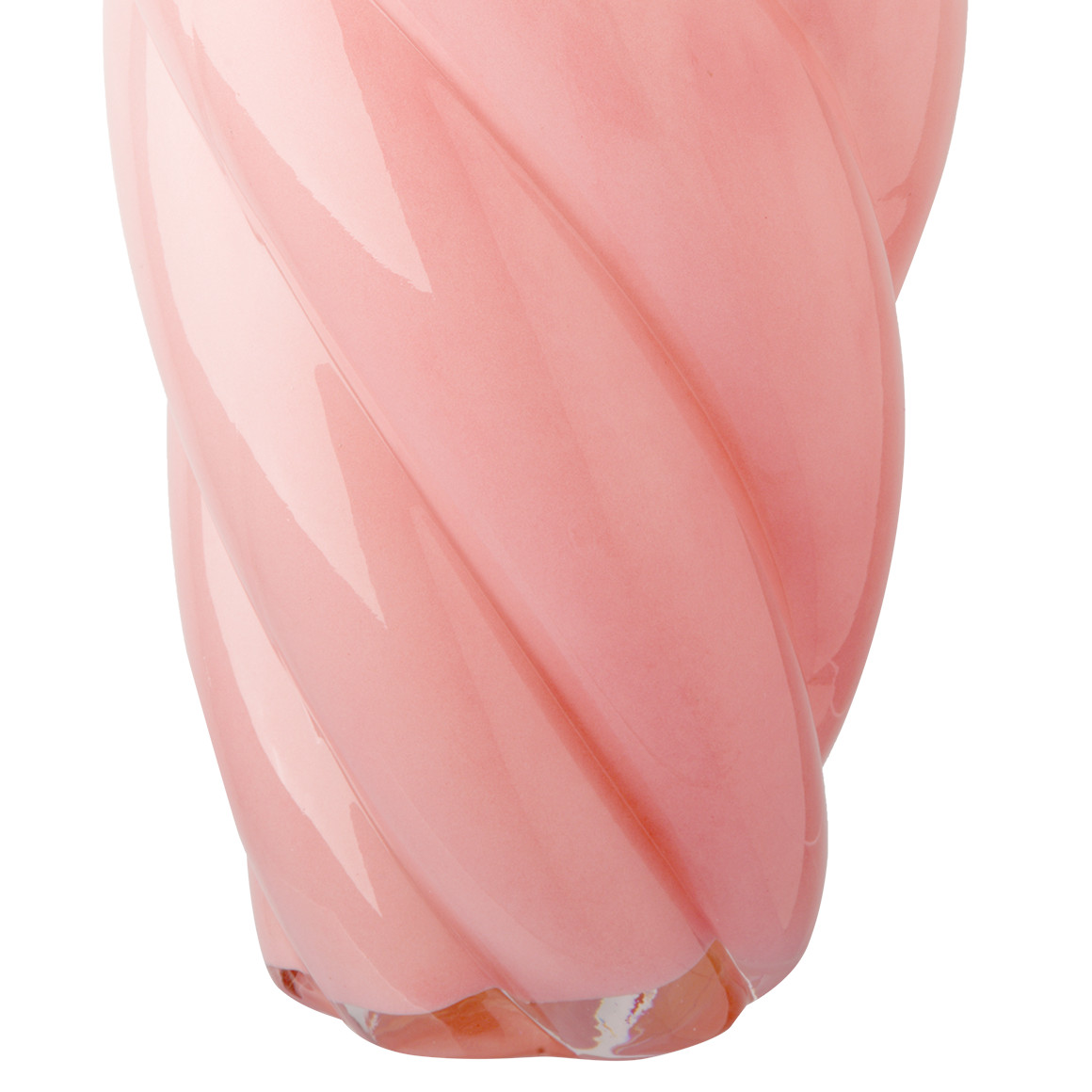 Glazen vaas in organische vorm