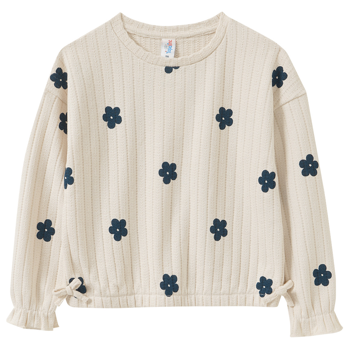 Mädchen Shirt mit Blumen-Allover