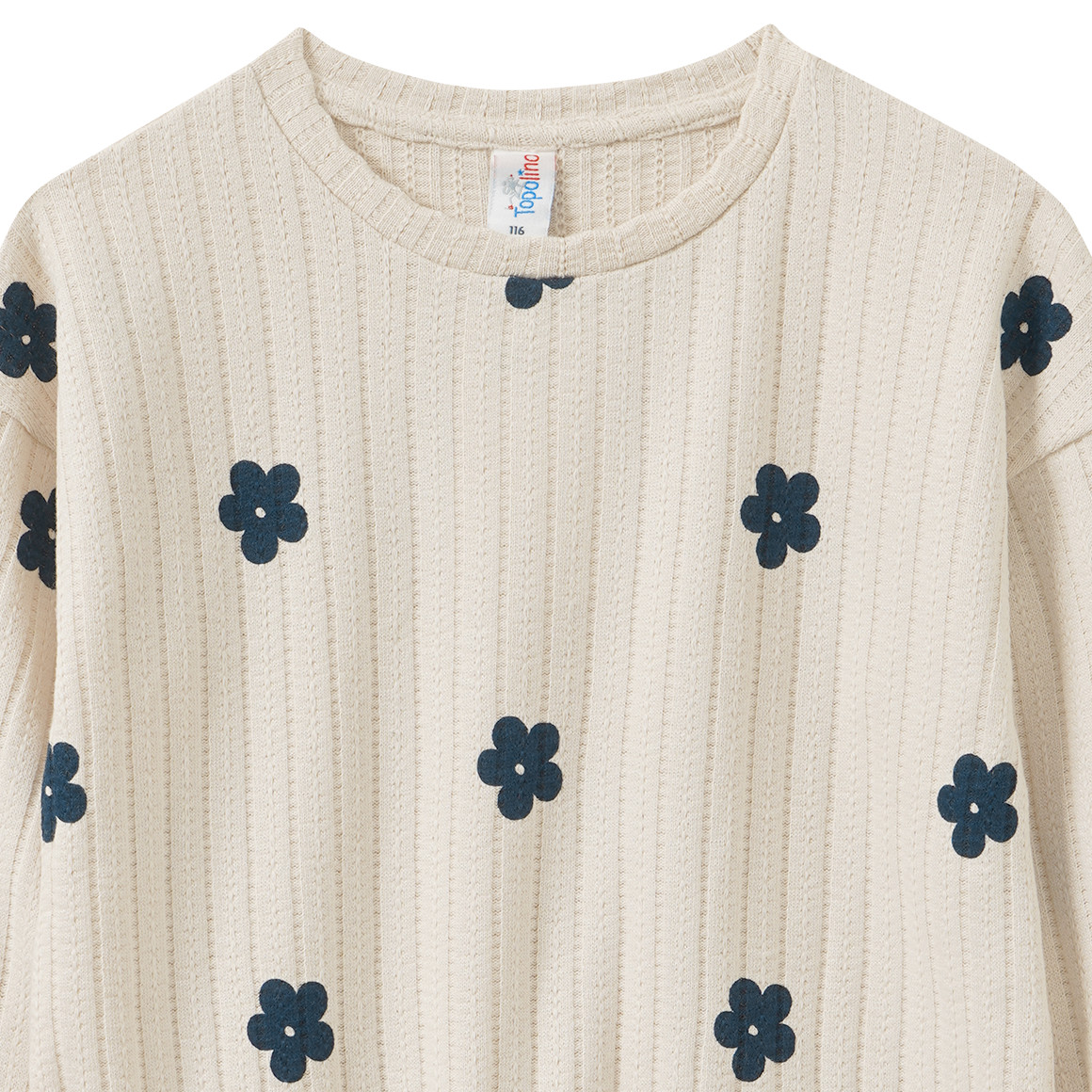 Mädchen Shirt mit Blumen-Allover