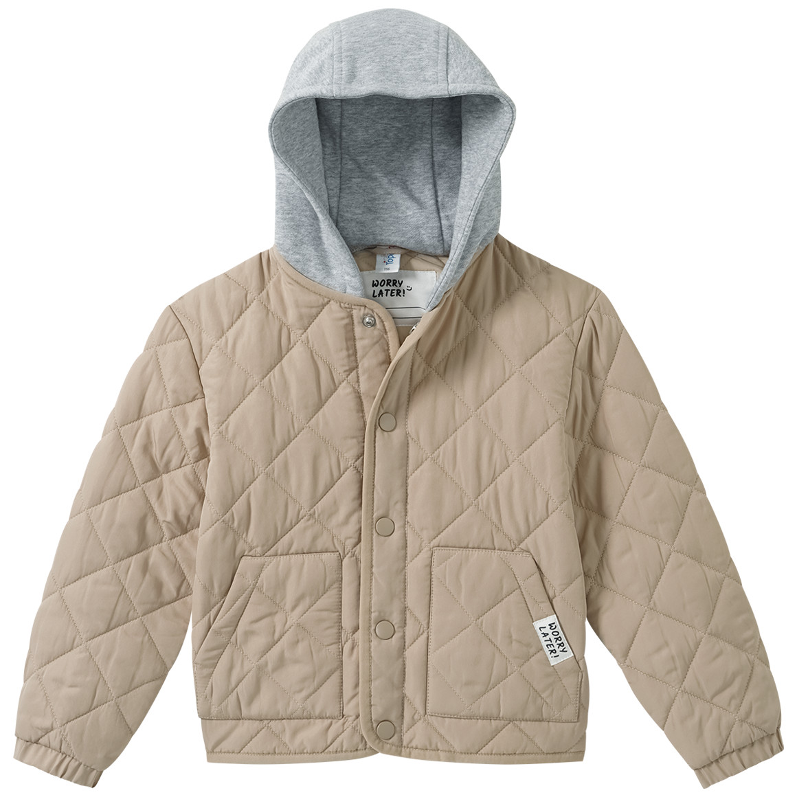 Jungen Steppjacke mit Kapuze