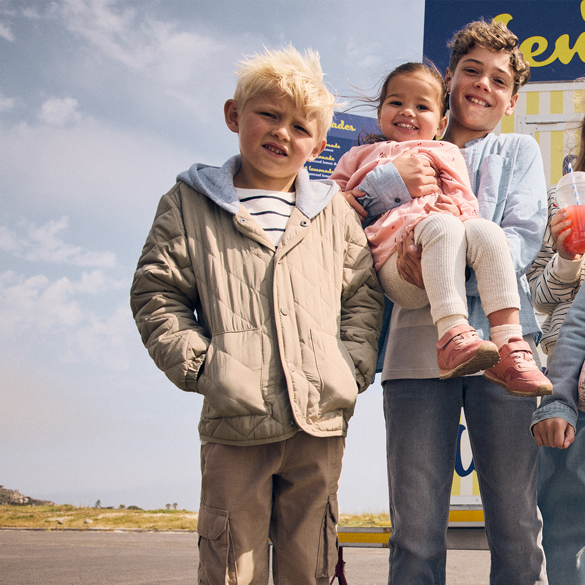 Jungen Steppjacke mit Kapuze