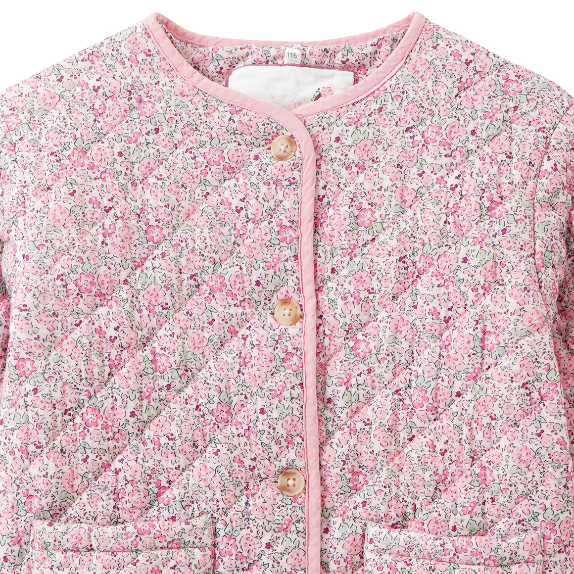 Meisjesjack met bloemenprint