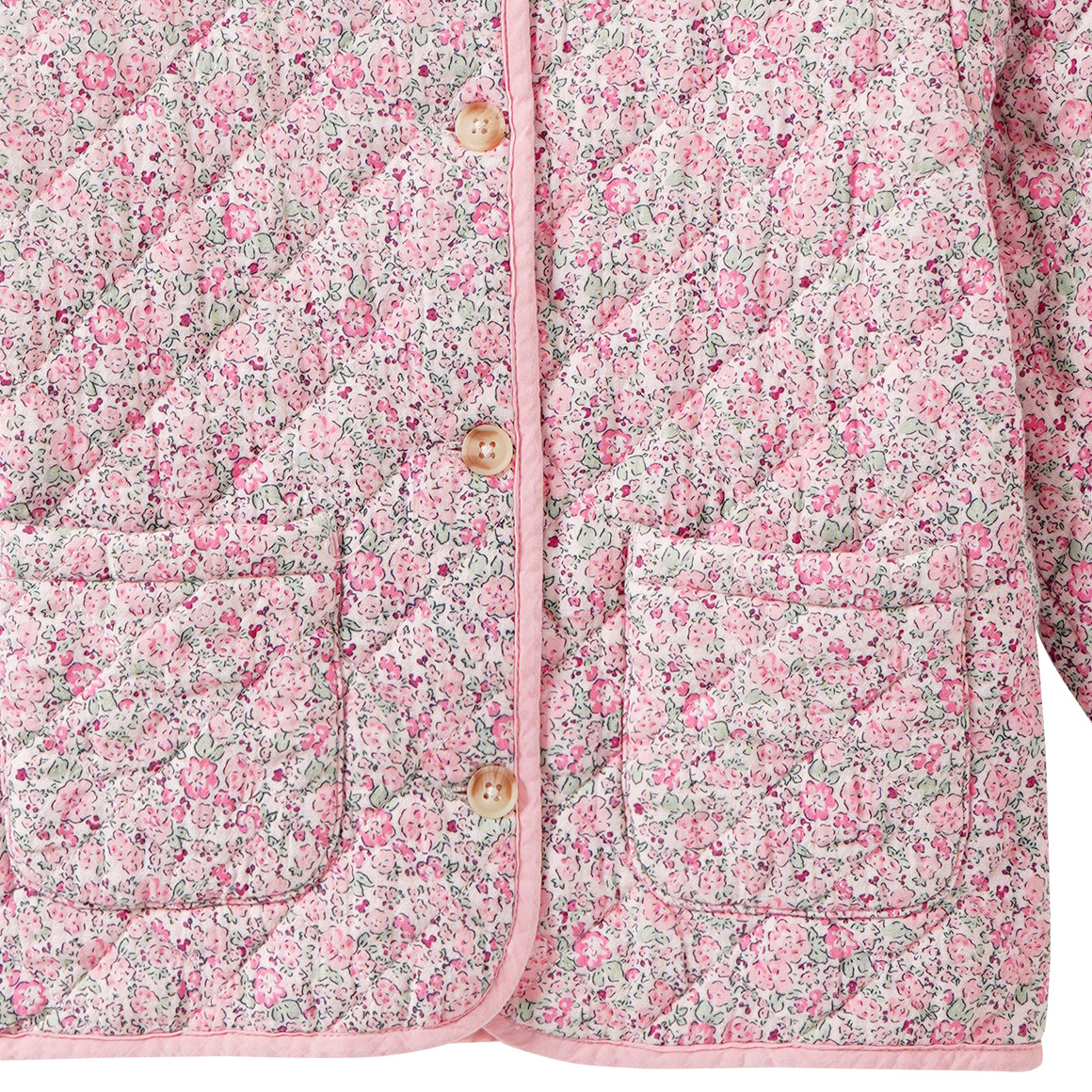 Meisjesjack met bloemenprint