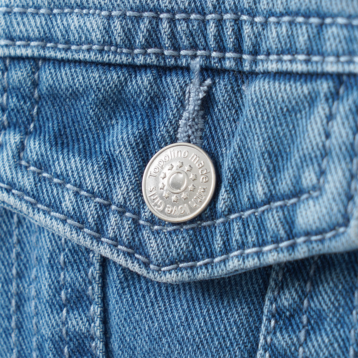 Mädchen Jeansjacke mit Applikationen