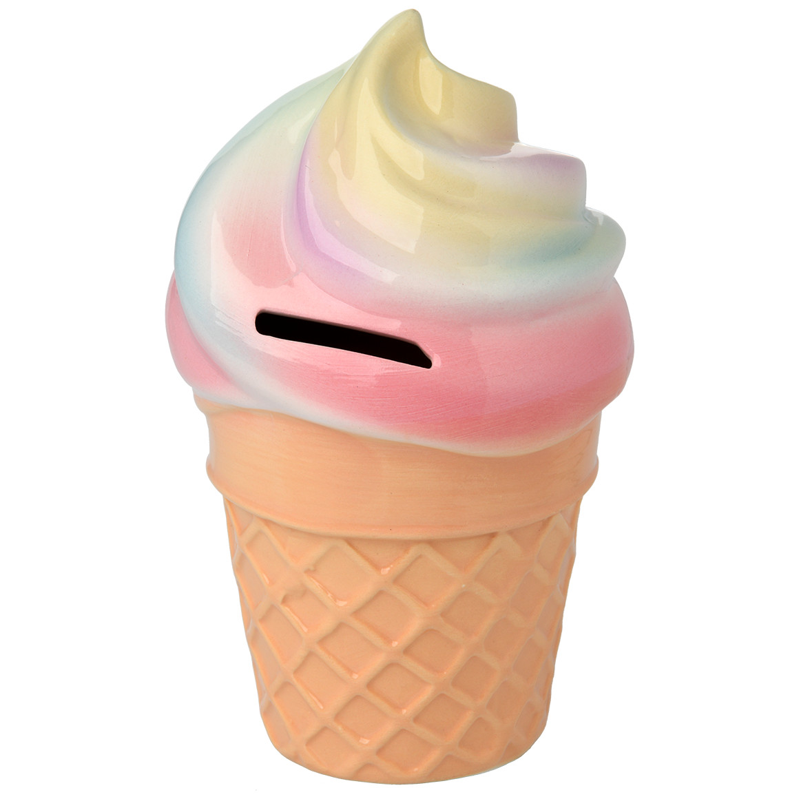 Spaarpot in de vorm van een ijsje