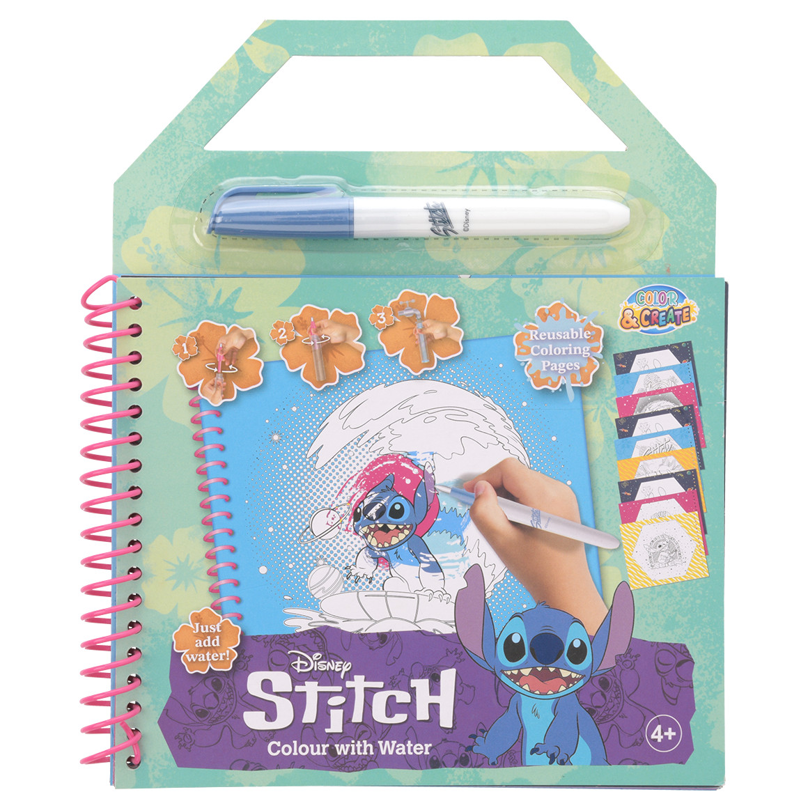 Stitch aquarelboek
