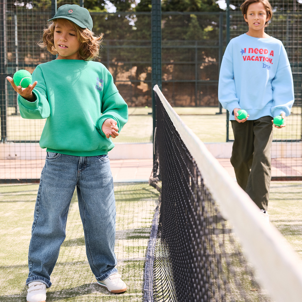 Jungen Sweatshirt mit Bio-Baumwolle
