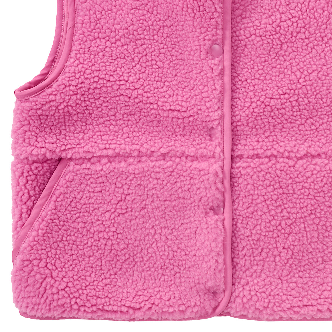 Mädchen Weste aus Teddyplüsch