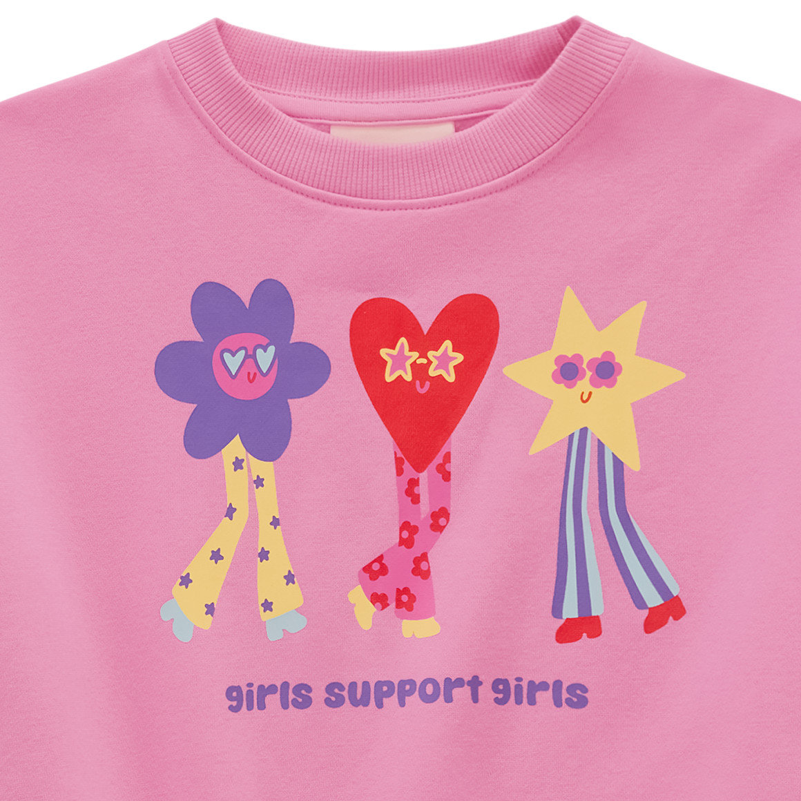 Mädchen Sweatshirt mit Bio-Baumwolle