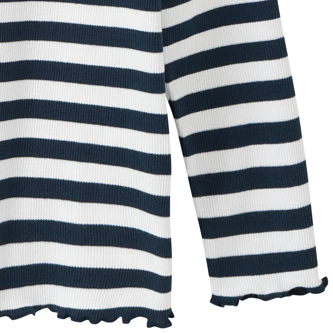 Mädchen Langarmshirt im Streifen-Look