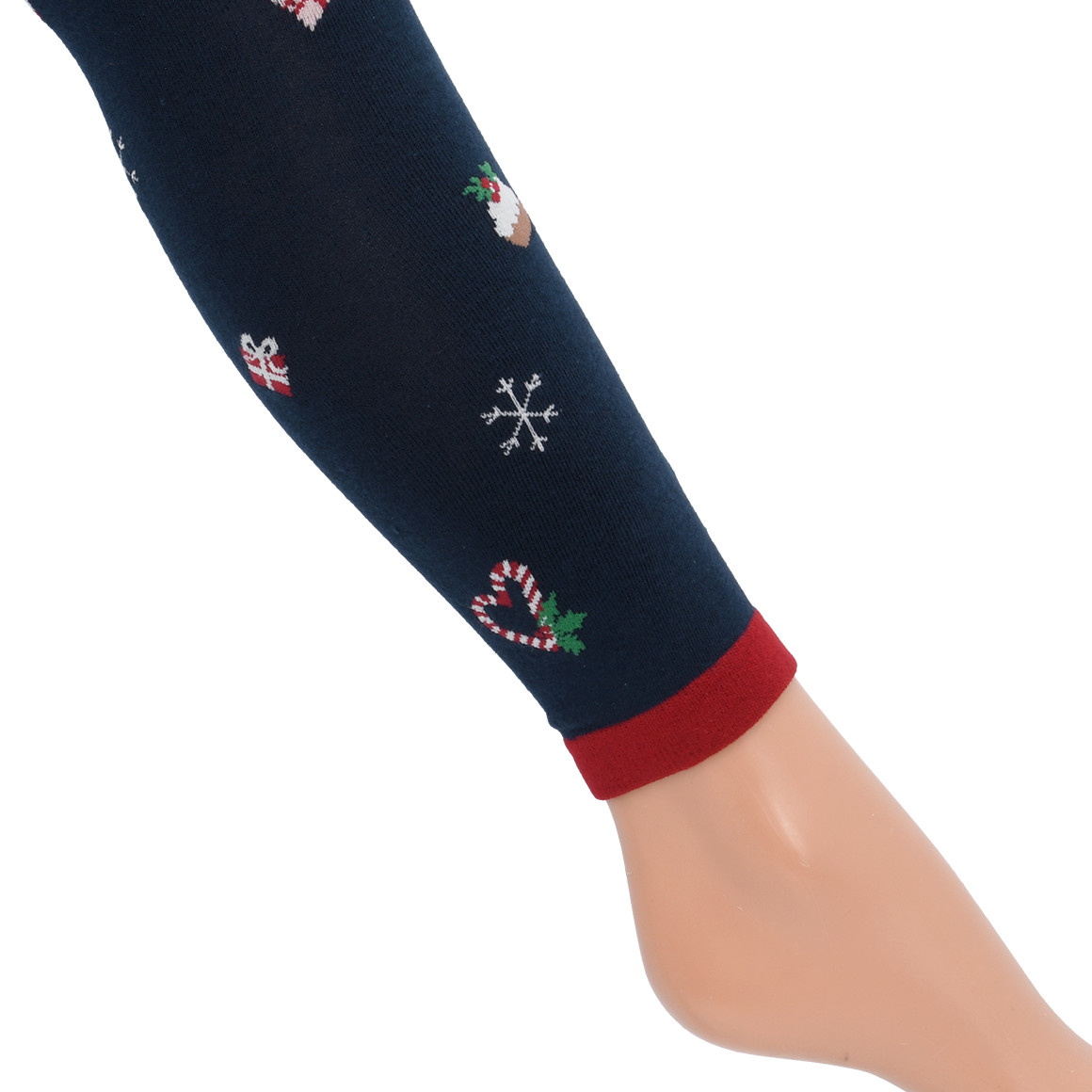 Legging voor dames in kerstontwerp