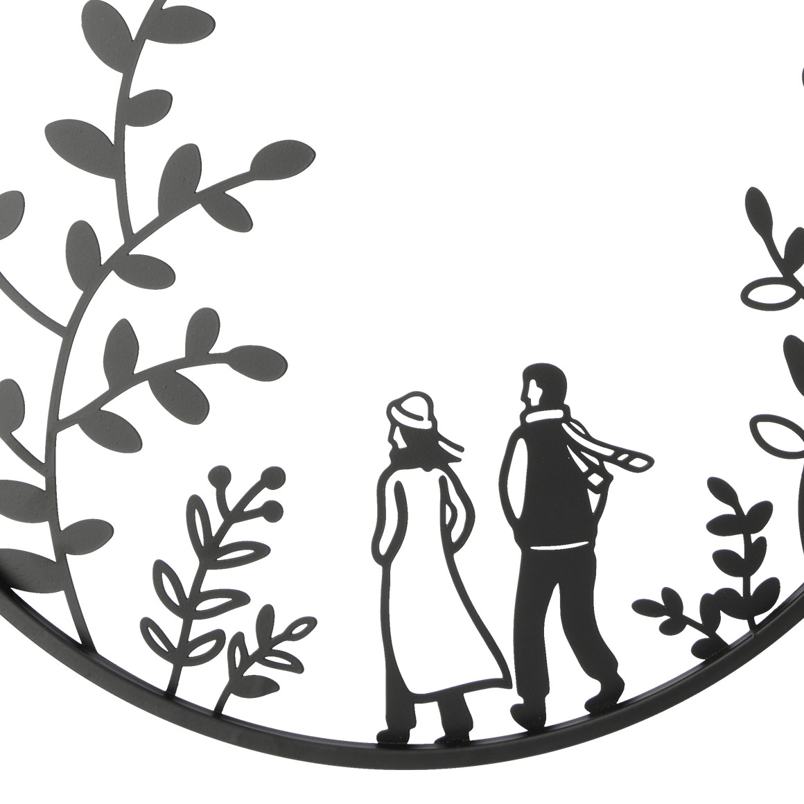 Deko-Metallhänger mit Welcome-Schriftzug