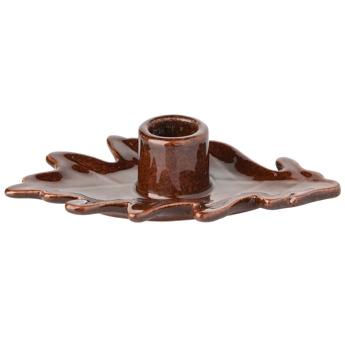 Kaarshouder in eikenbladvorm