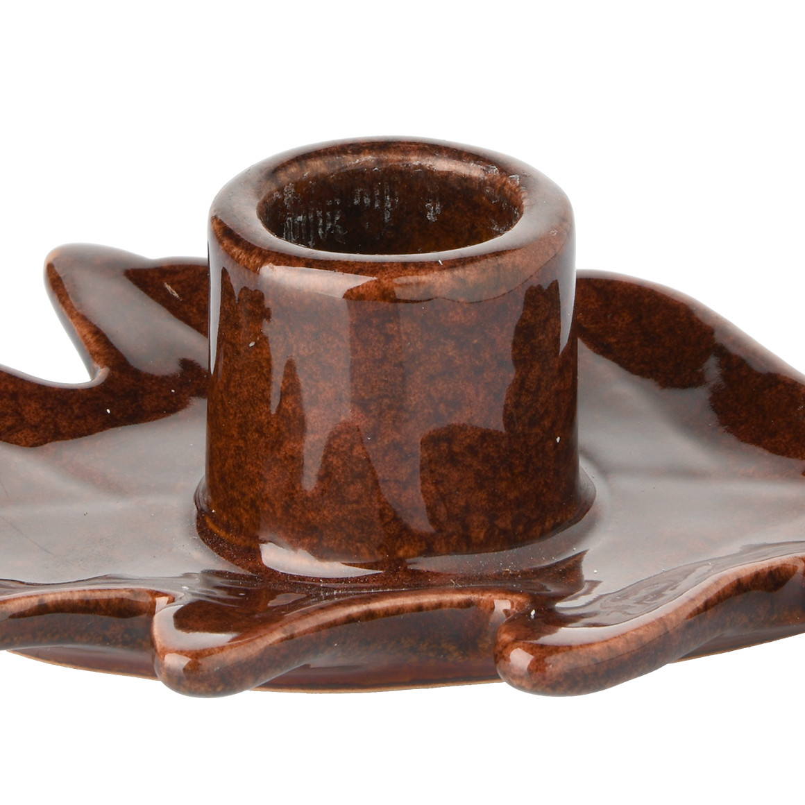 Kaarshouder in eikenbladvorm