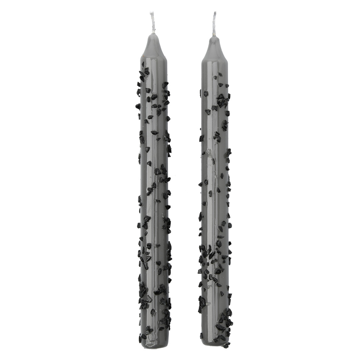 2 Stabkerzen im weihnachtlichen Design