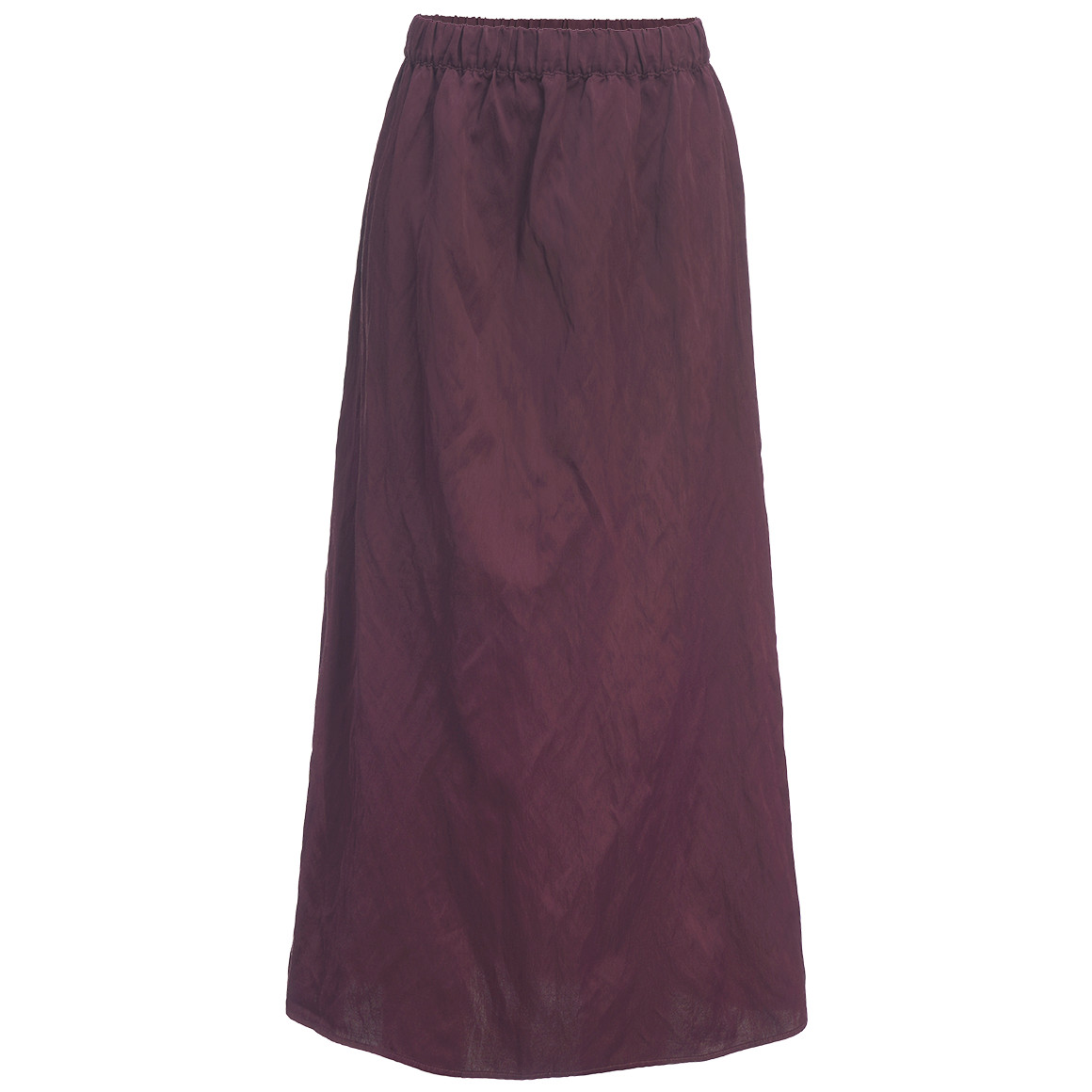 Damen Satinrock im Crinkle-Look