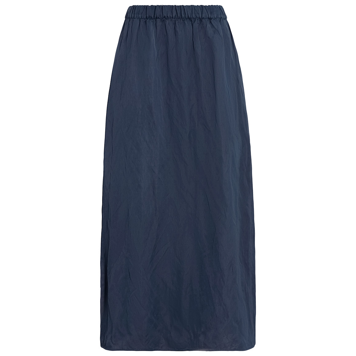 Damen Satinrock im Crinkle-Look