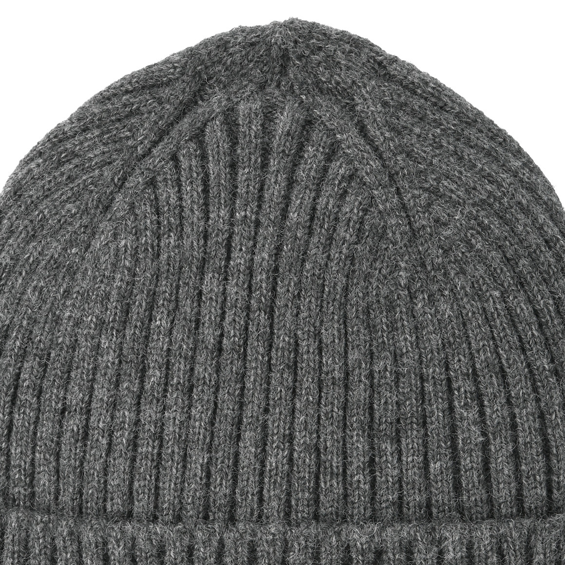 Gebreide muts met patch voor jongens