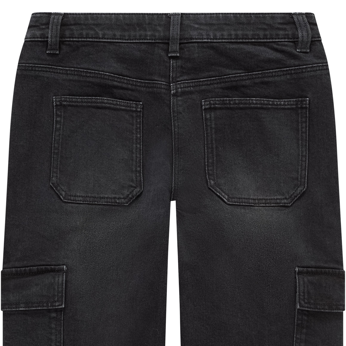 Mädchen Cargo-Jeans mit geradem Bein