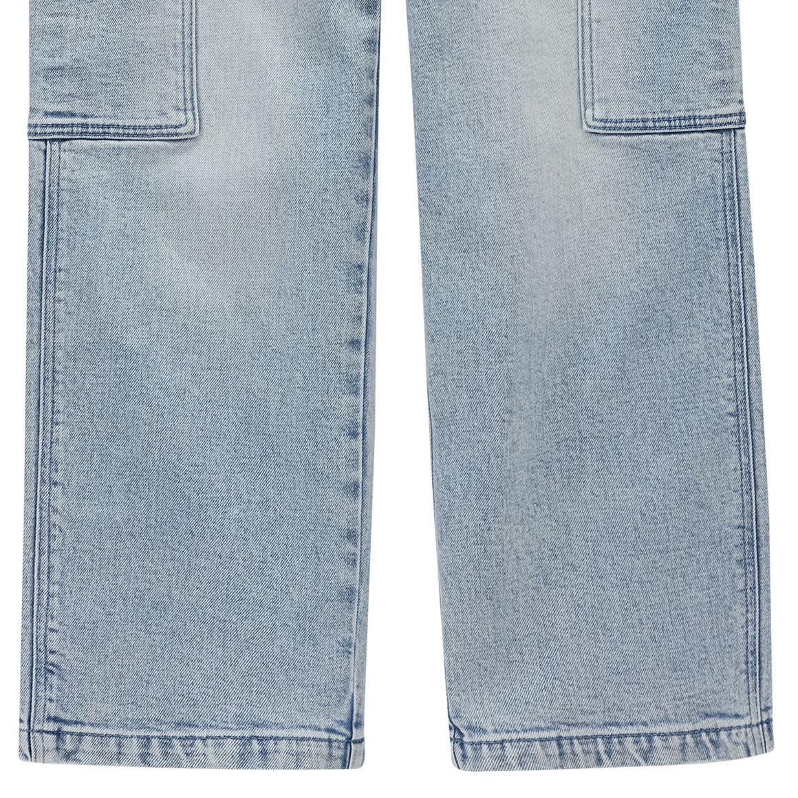 Mädchen Cargo-Jeans mit geradem Bein